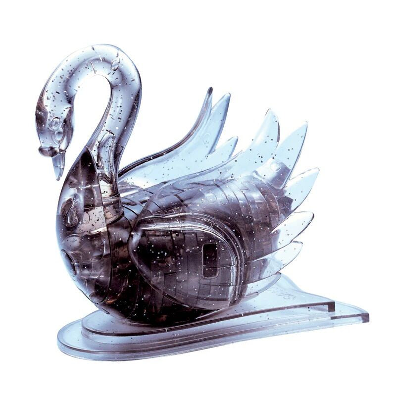 3D Crystal Puzzle: Swan (black)