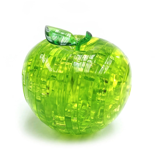 3D Crystal Puzzle: Apple (green)