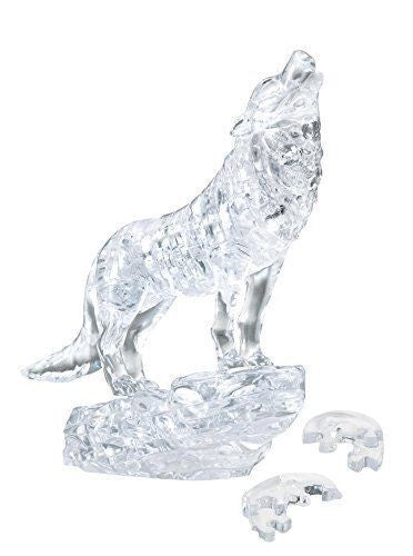 3D Crystal Puzzle: Wolf (silver)