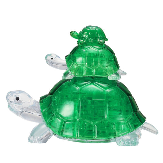 3D Crystal Puzzle: Turtles (Green)