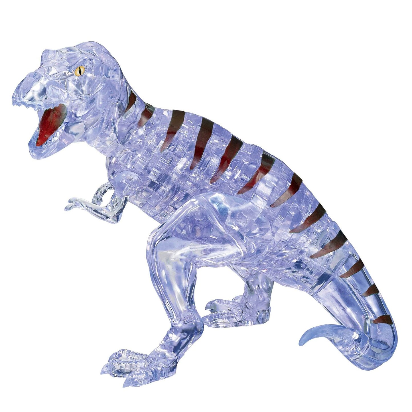 3D Crystal Puzzle: Clear T-Rex with Stickers