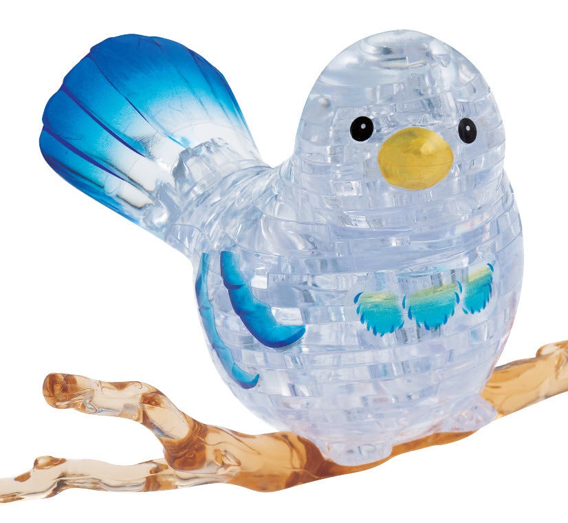3D Crystal Puzzle: Bird (Clear)