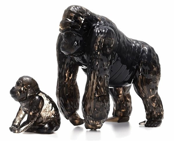 3D Crystal Puzzle: 2 Gorillas