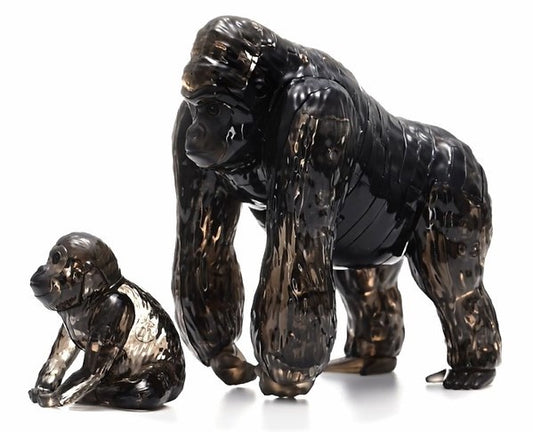 3D Crystal Puzzle: 2 Gorillas