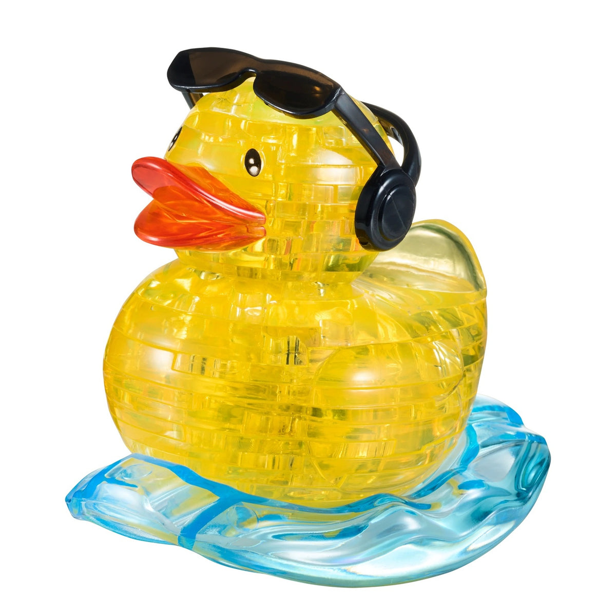 3D Crystal Puzzle: Bathing Duck