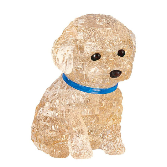 3D Crystal Puzzle: Toy Poodle (Apricot)