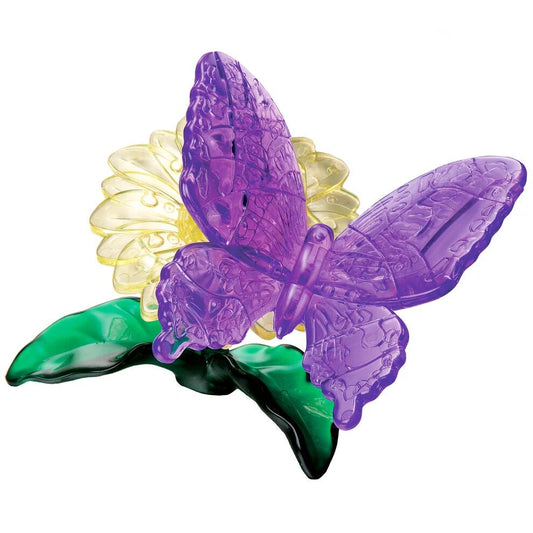 3D Crystal Puzzle: Butterfly (Purple)