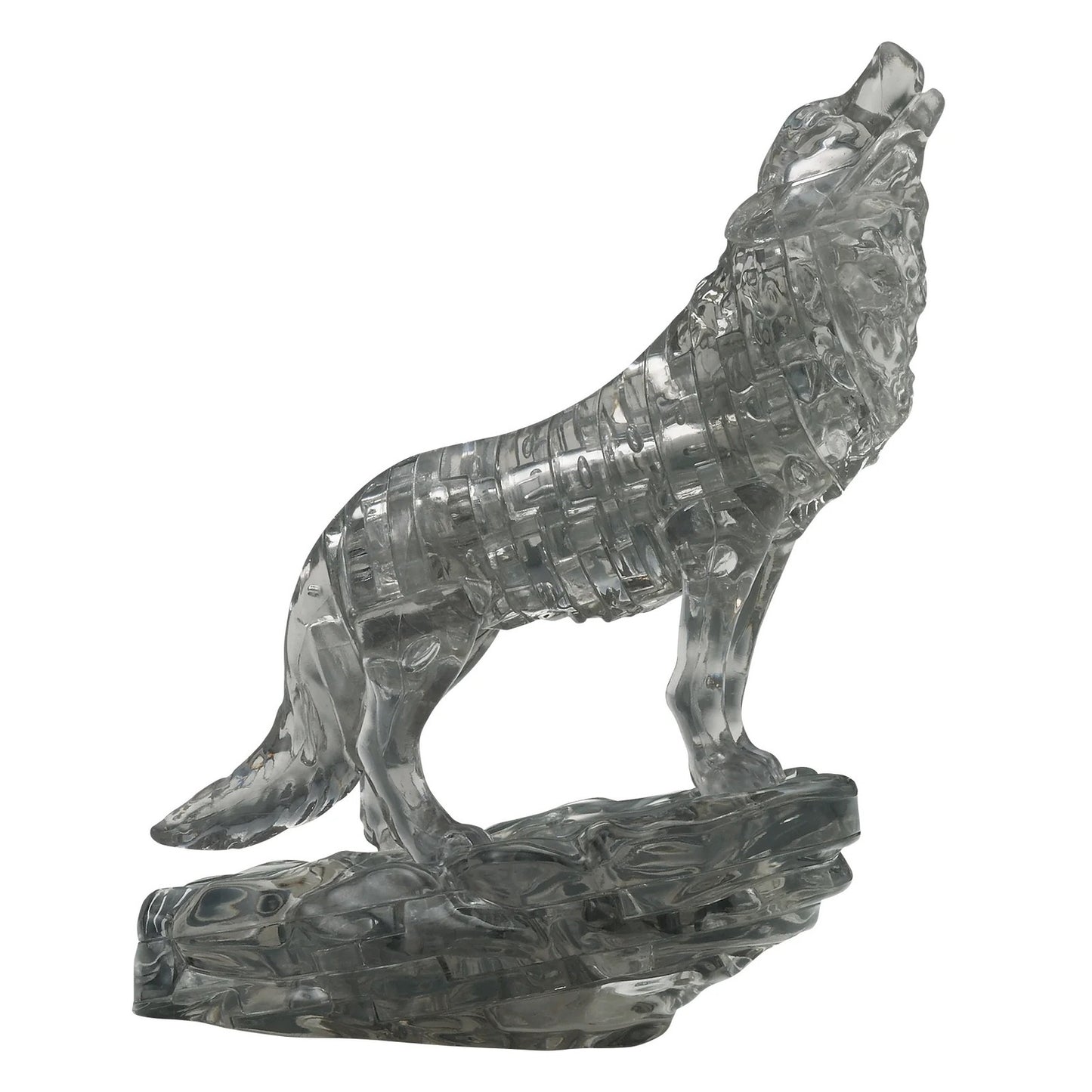 3D Crystal Puzzle: Wolf (black)