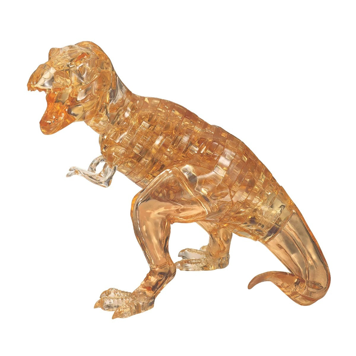 3D Crystal Puzzle: Brown T-Rex with Stickers