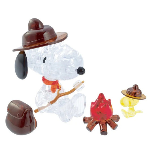 3D Crystal Puzzle: Snoopy Camping