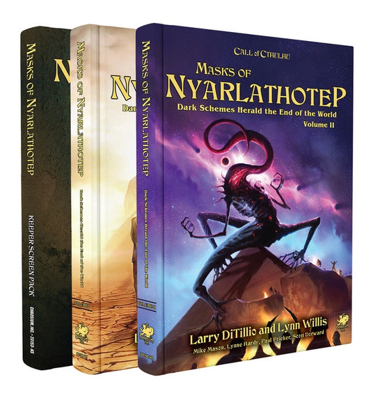 CoC RPG 7e: Pulp Cthulhu - Masks of Nyarlathotep (Slipcase)