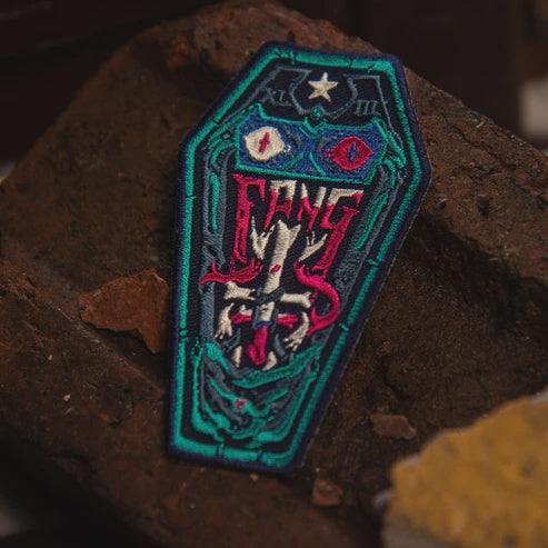Eat the Reich Cloth Patch F.A.N.G. Coffin