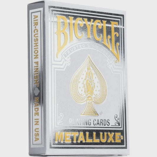 Bicycle Deck: Metalluxe Silver