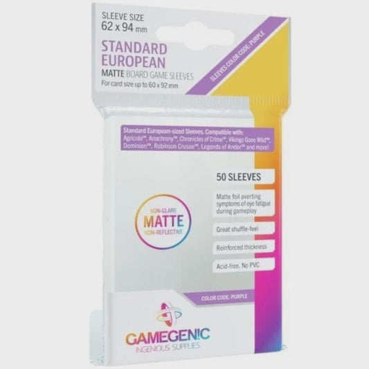 GG: Matte European Sleeves [62x94mm] (50)