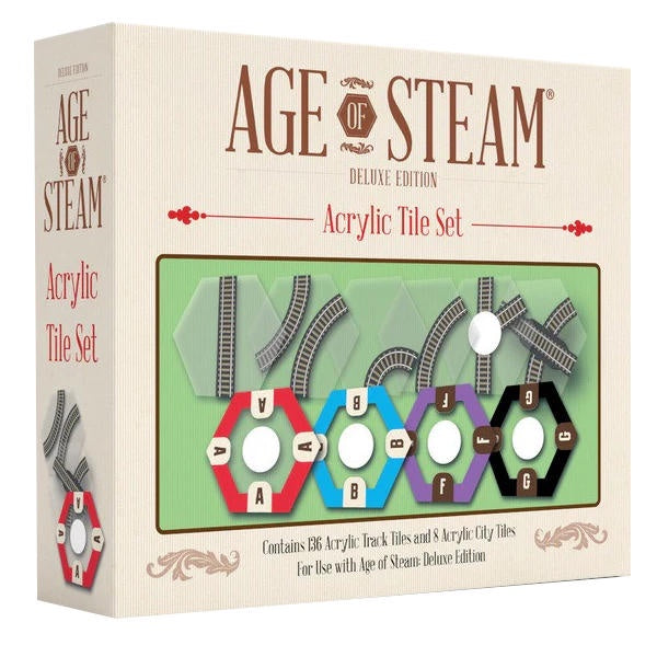 Age of Steam Acrylic Tile Set Deluxe