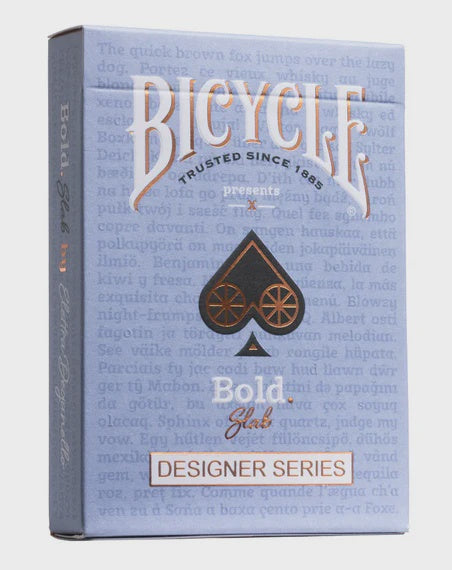 Bicycle: Bold Slab Designer Series