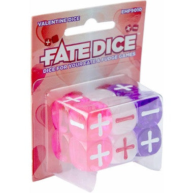 EHP: Fate Dice (12 d6): Valentine Dice