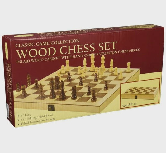 CGC: Wood Chess Set [15"]