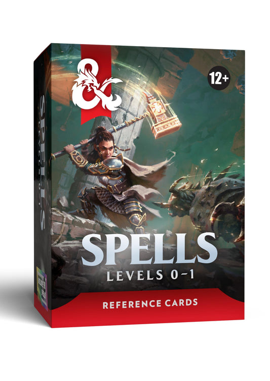 D&D Spell Cards - Levels 0-1