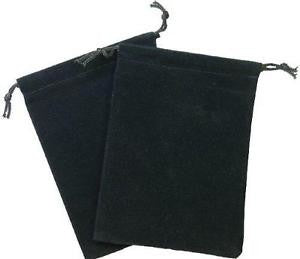 Suedecloth Dice Bag - Green (Small)