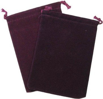 Suedecloth Dice Bag - Purple (Small)