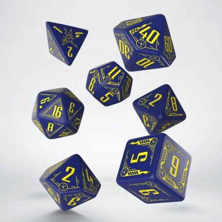 QWO: Galactic Dice (7p): Navy w/Yellow