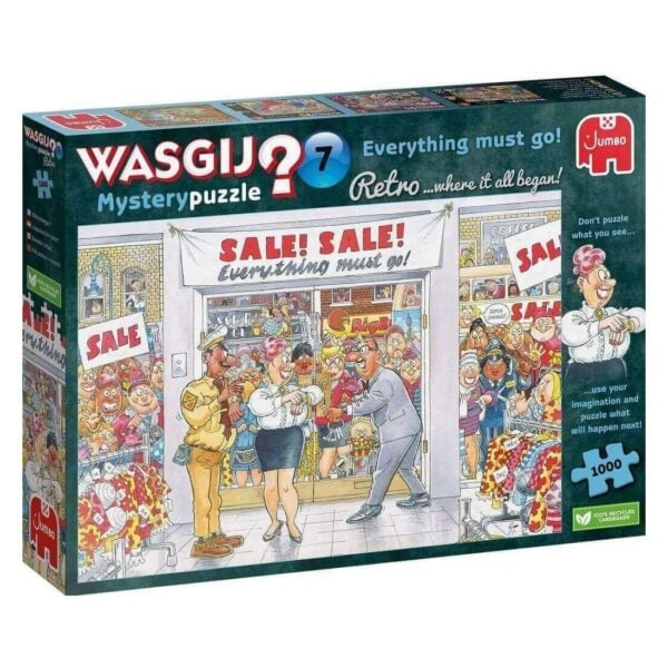 Hol: Wasgij Retro Mystery 7 (1000pc) Everything Must Go