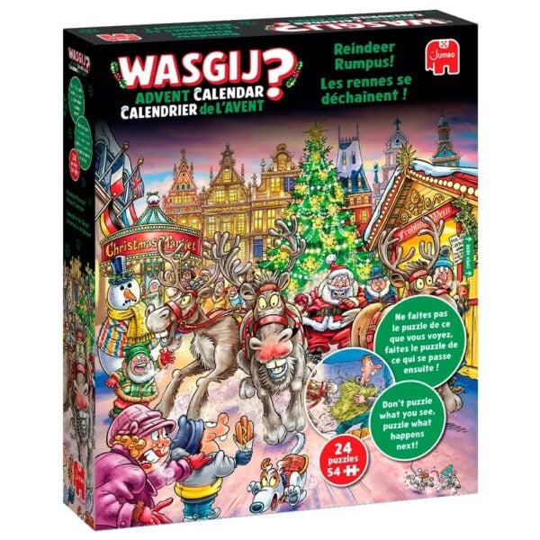 Wasgij Advent Calendar: Reindeer Rumpus