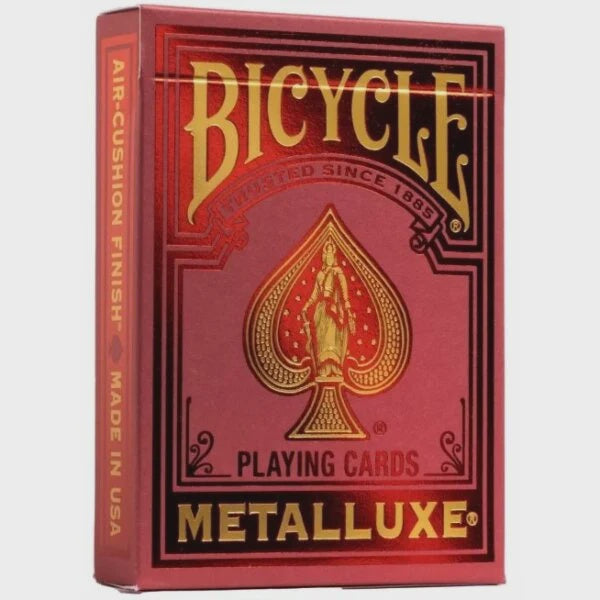 Bicycle Deck: Metalluxe Red