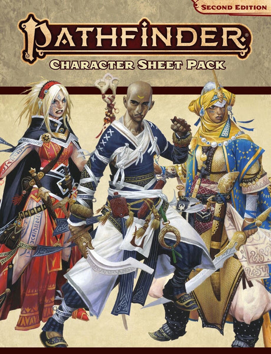 Pathfinder RPG 2e: Character Sheet Pack