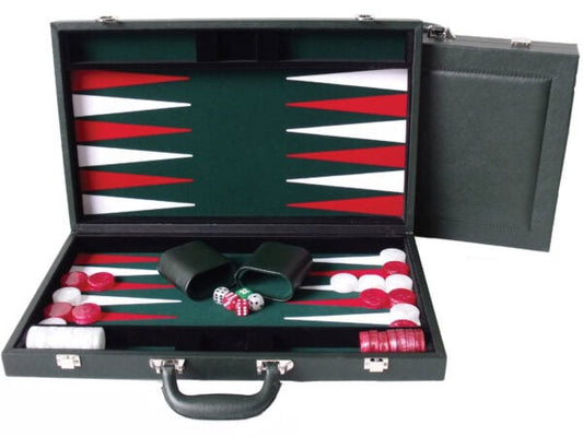 Dal Rossi Green Backgammon 15″ PU Leather
