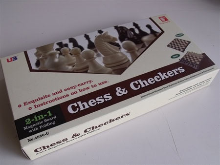 2 in 1 Magnetic Chess and Checkers