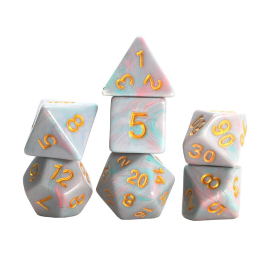 SDZ: Deluxe Dice (7p): Teal Unicorn